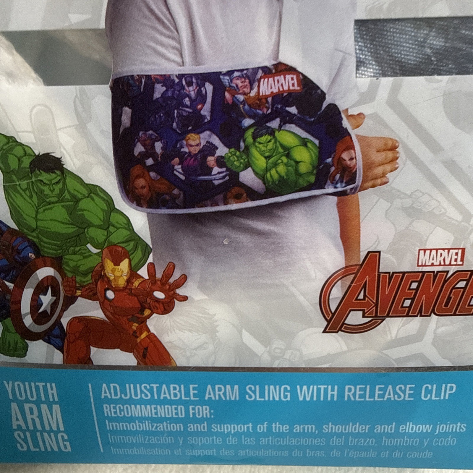 DonJoy Advantage Marvel Avengers Youth Adjustable Shoulder Arm Sling Youth Size