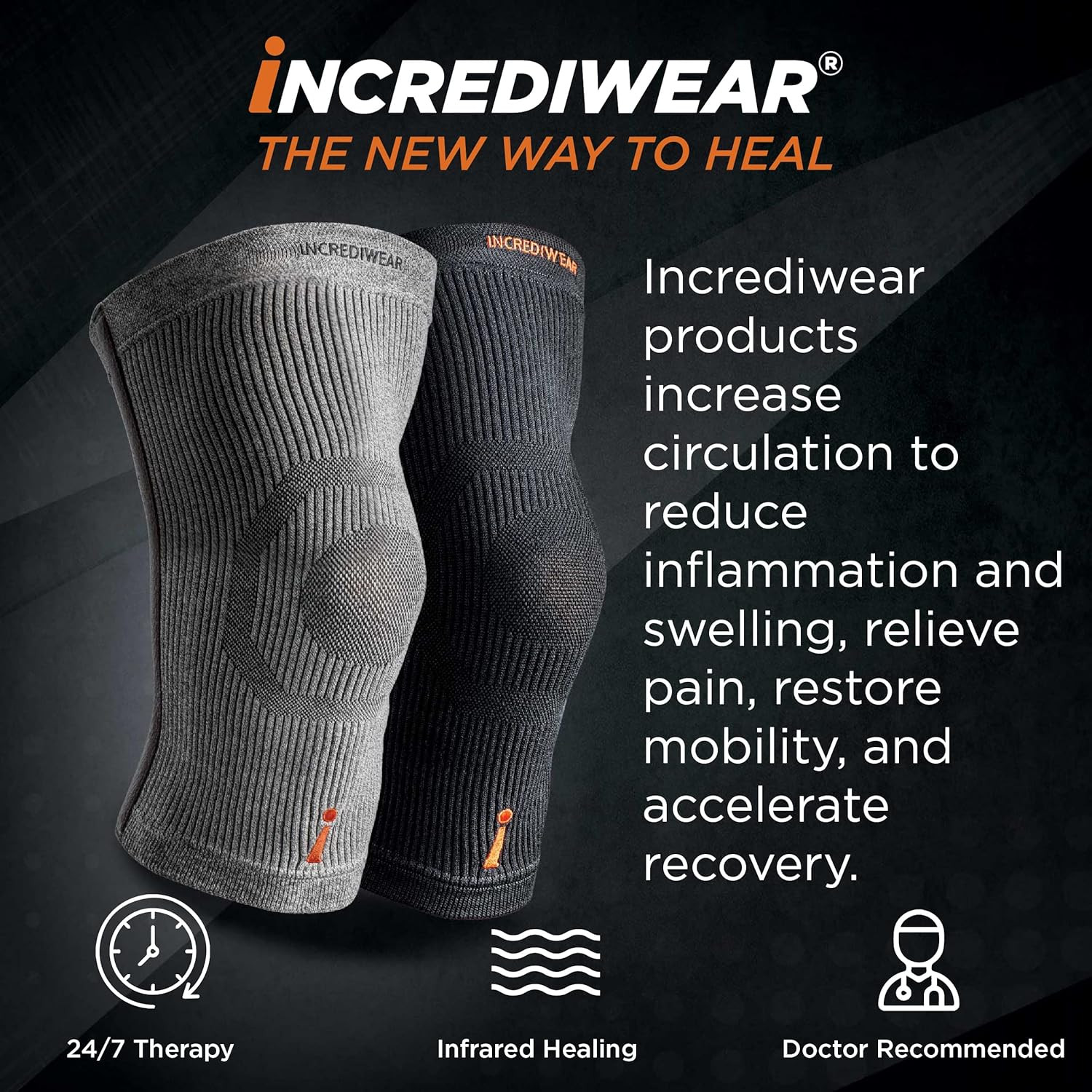 Knee Sleeve – Knee Braces for Knee Pain, Joint Pain Relief, Swelling, Inflammati