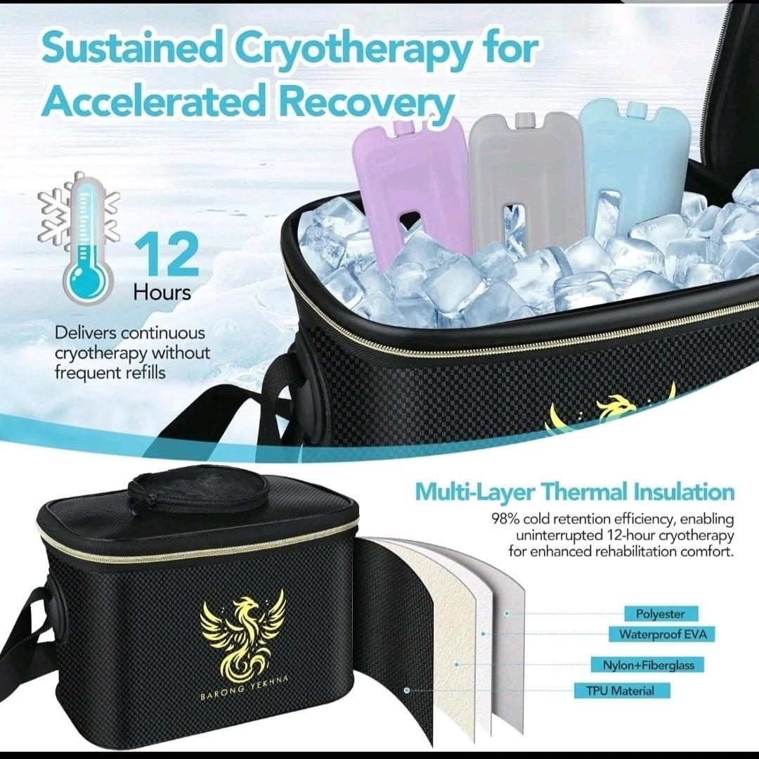 Portable Ice Machine for Knee & Joint Recovery – 12h Cryotherapy System
