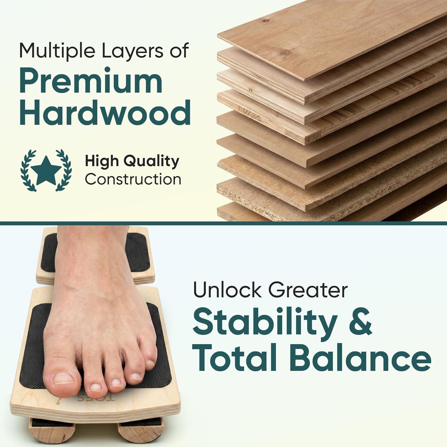 Ankle Balance Board & Foot Strengthener for Plantar Fasciitis Pain Relief | S…