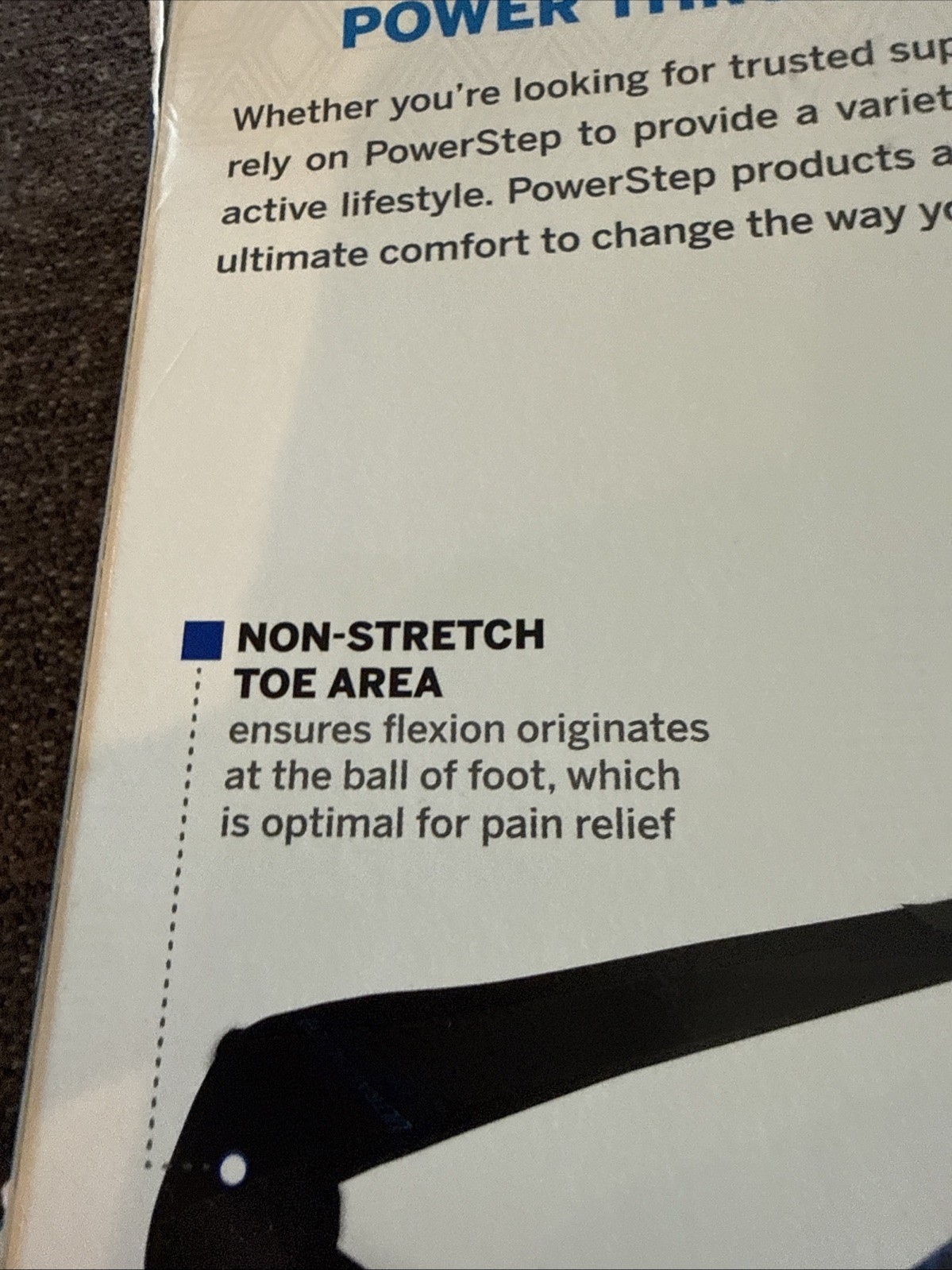 PowerStep UltraStretch Night Sock (Large 16”–21” calf) Plantar Fasciitis Splint