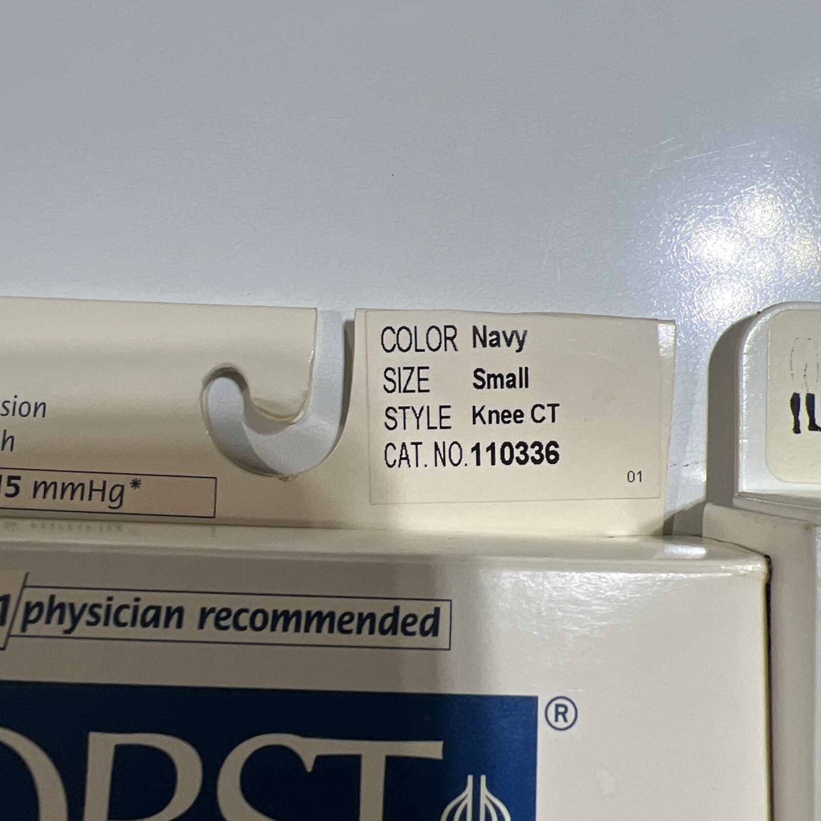 JOBST forMen Knee High Closed Toe 8-15mmHg (Navy) Small 2/pairs 2 Pack