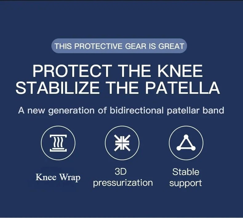 Knee Support Brace Compression Sleeve Pad Sports,Basketball,Tennis,Cycling