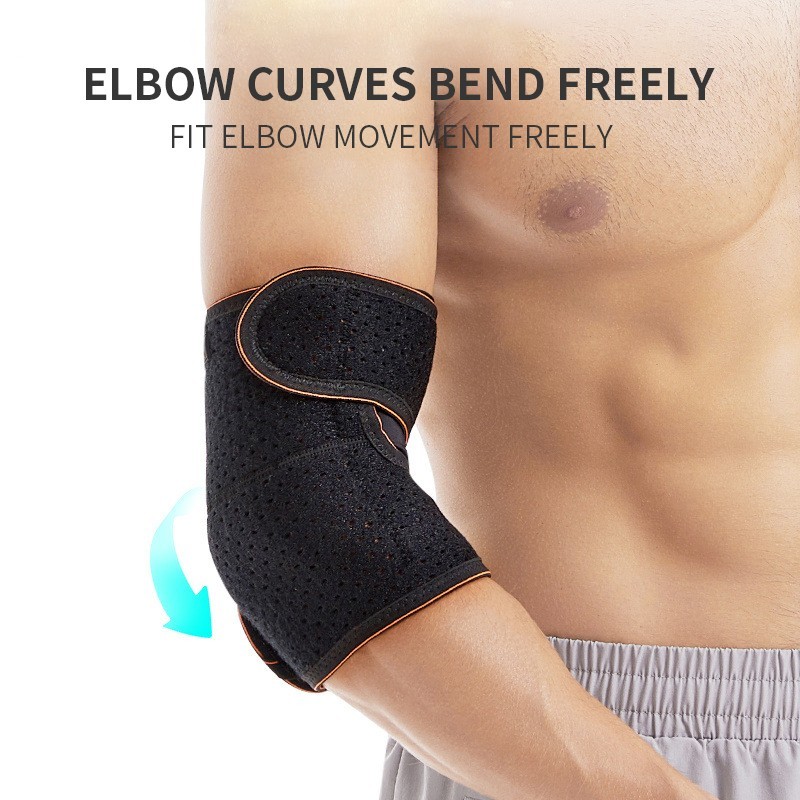 Elbow Sleeve Braces Wrap Adjustable Support Arm Arthritis Tendonitis Pain Relief
