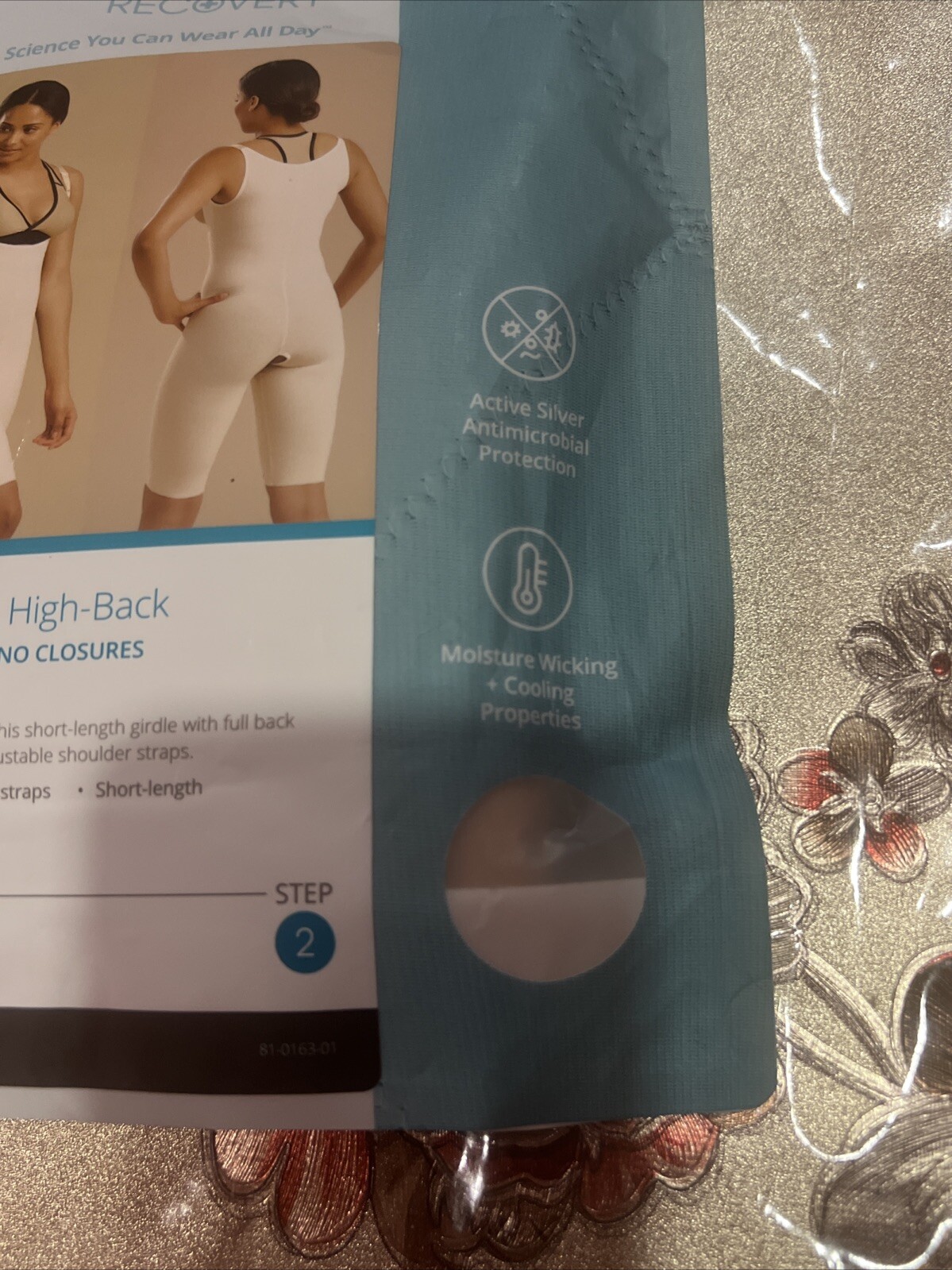 Marena Recovery SFBHS Step 2 High Back Short/Thigh Length XL Beige 32-35″Waist