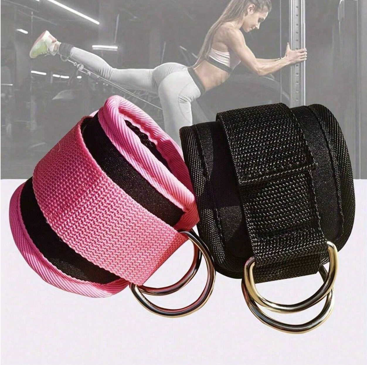 Fitness Ankle Strap Leg Training Cuff Glute Cable Kickback Gym Accessory Gift