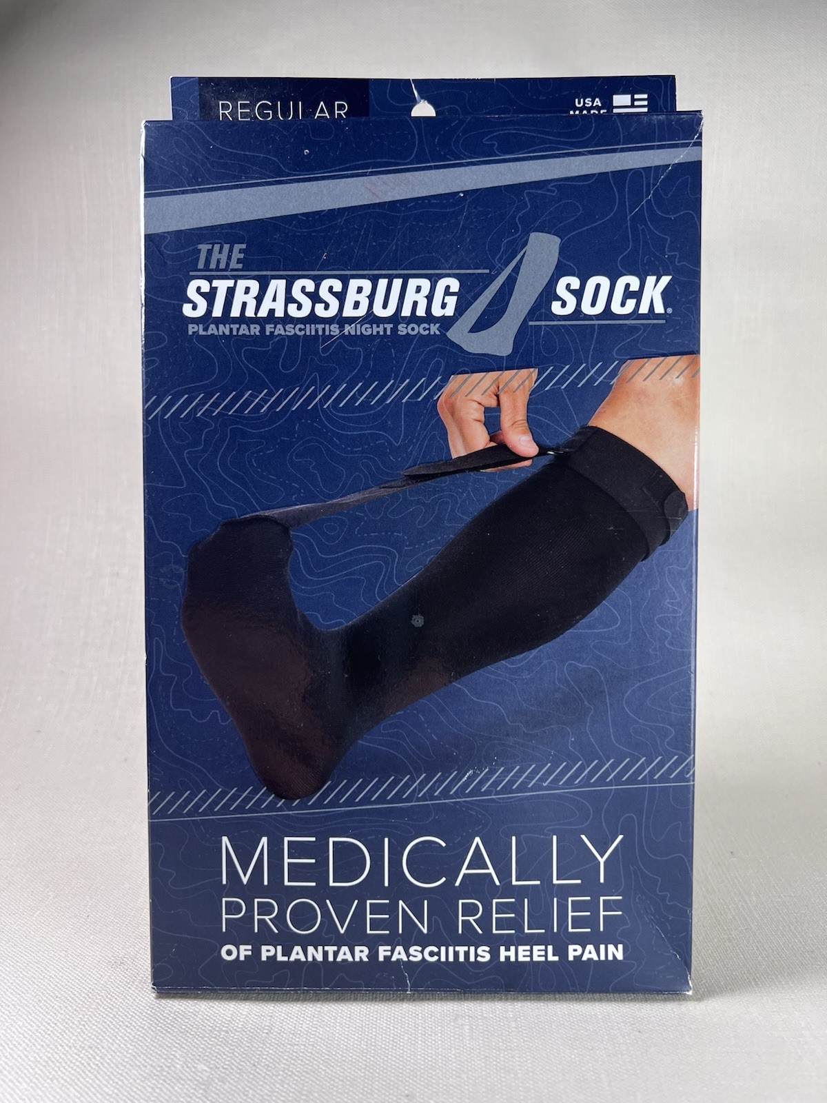 The Strassburg Plantar Fasciitis Night Sock REGULAR Fits Calf UP TO 16″ Around