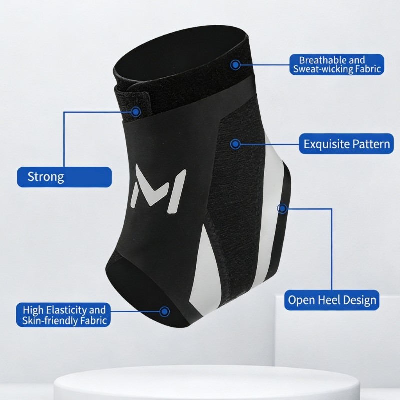Comfortable Ankle Protectors Secures Fit Design Spandex Texture for Sport