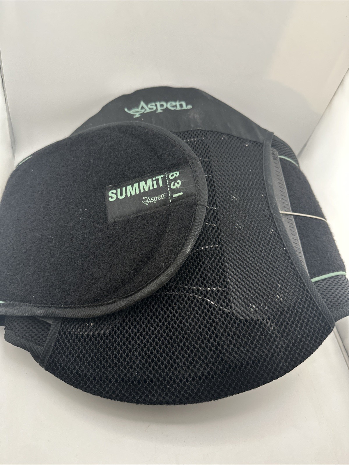 Aspen Summit 631 Lumbar Back Brace Adjustable Support Size Large Adult Black
