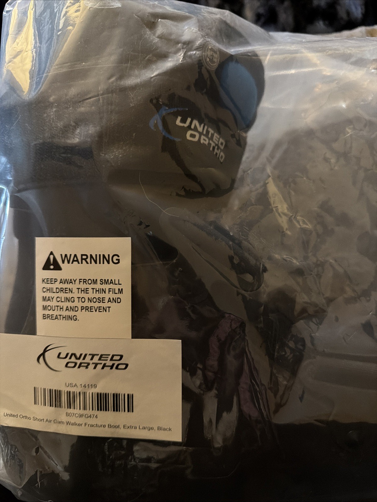 United Ortho Short Air Cam Walker Fracture Boot Xtra Large