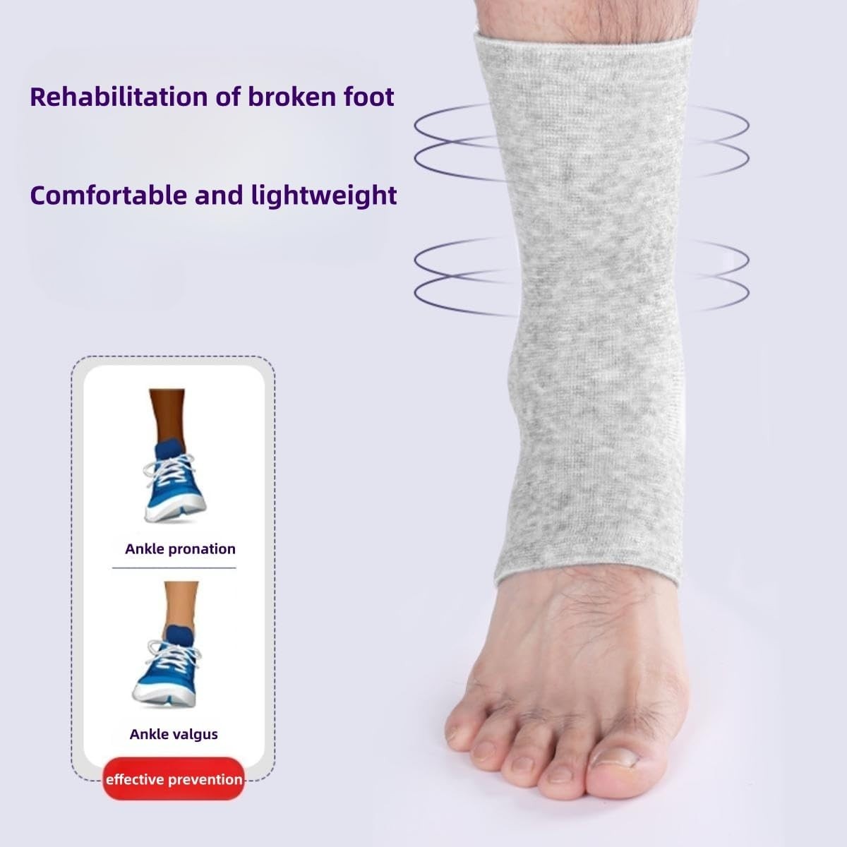Bamboo Fiber Compression Socks for Men & Women – 15-20 Mmhg, Black, White