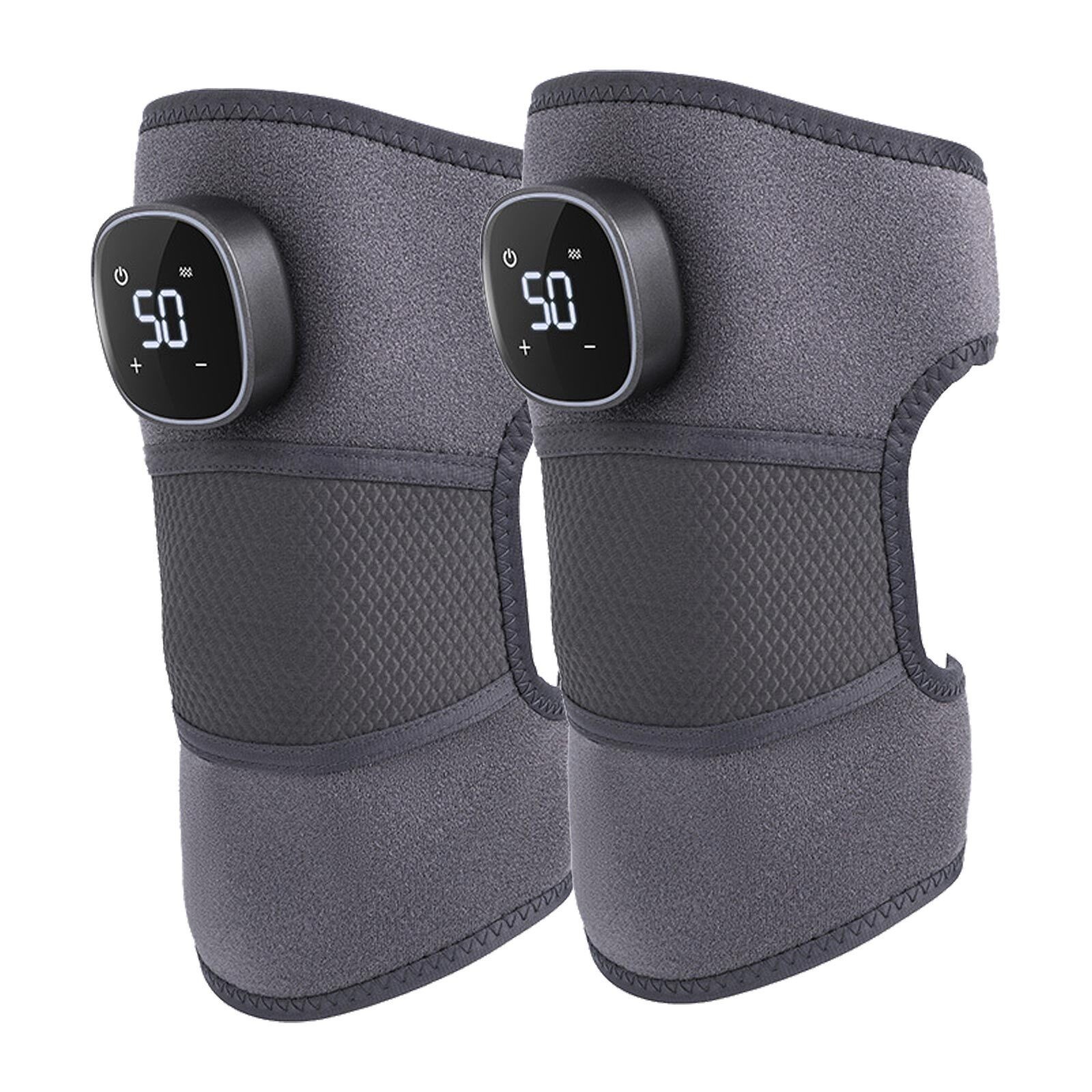 Electric Heated Shoulder Massager With Vibration Massage Brace Joint Pain Relief
