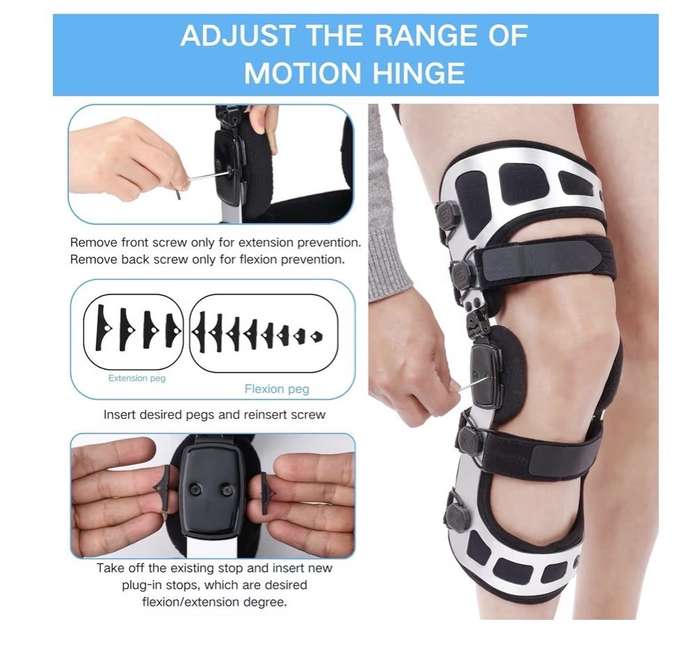 OA Unloader Knee Brace, Double Upright Unloader Knee Brace – Right, Size Small