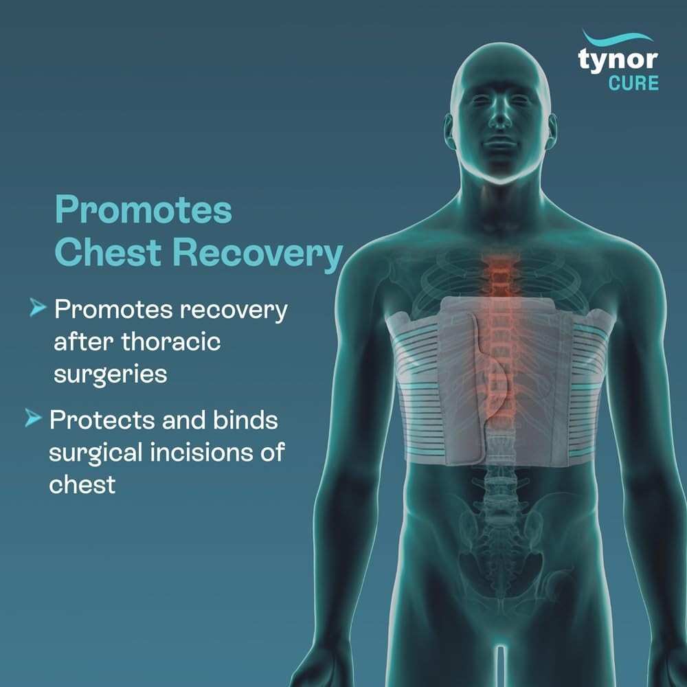 Tynor Chest Binder Protects & Binds Surgical Incision Of Chest