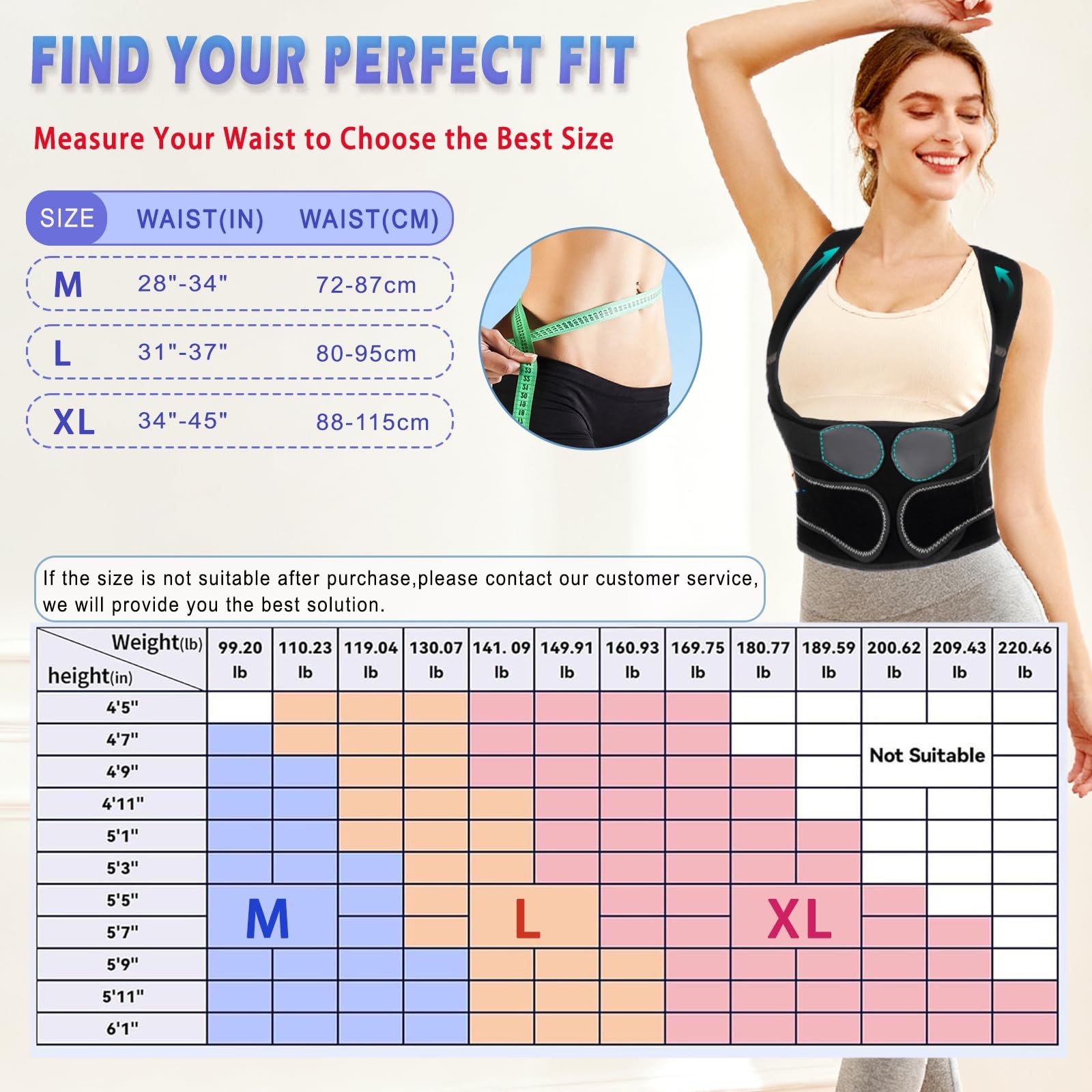 Buteoutzzl Posture Corrector for Women and Men,X-Back Brace Medium, Black