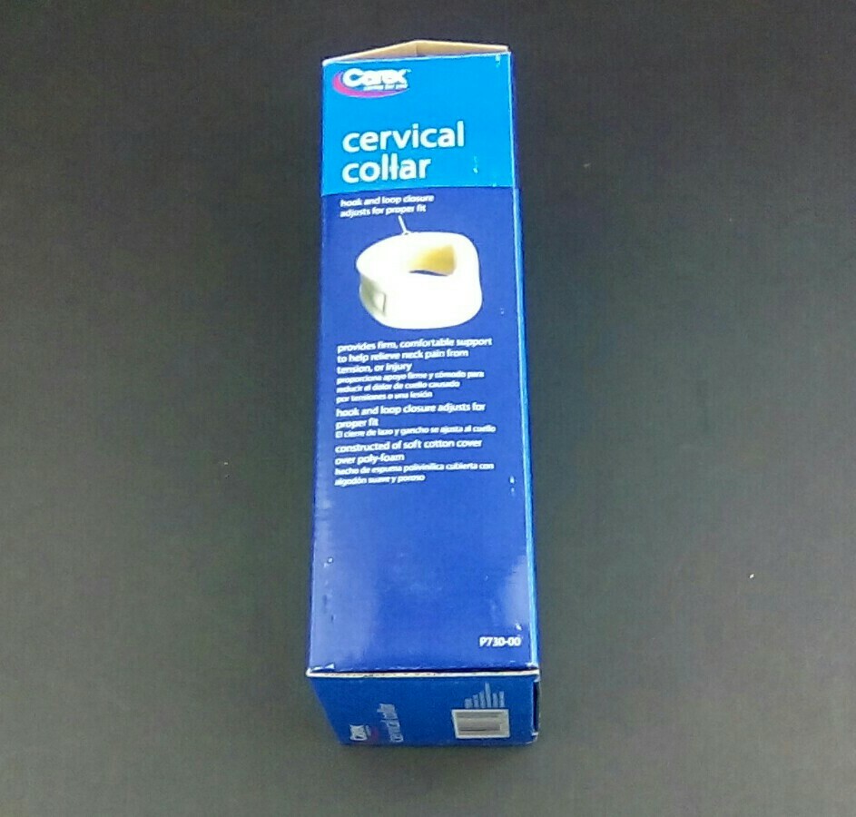 Carex Cervical Collar Neck Sprain Brace Firm Support P730-00