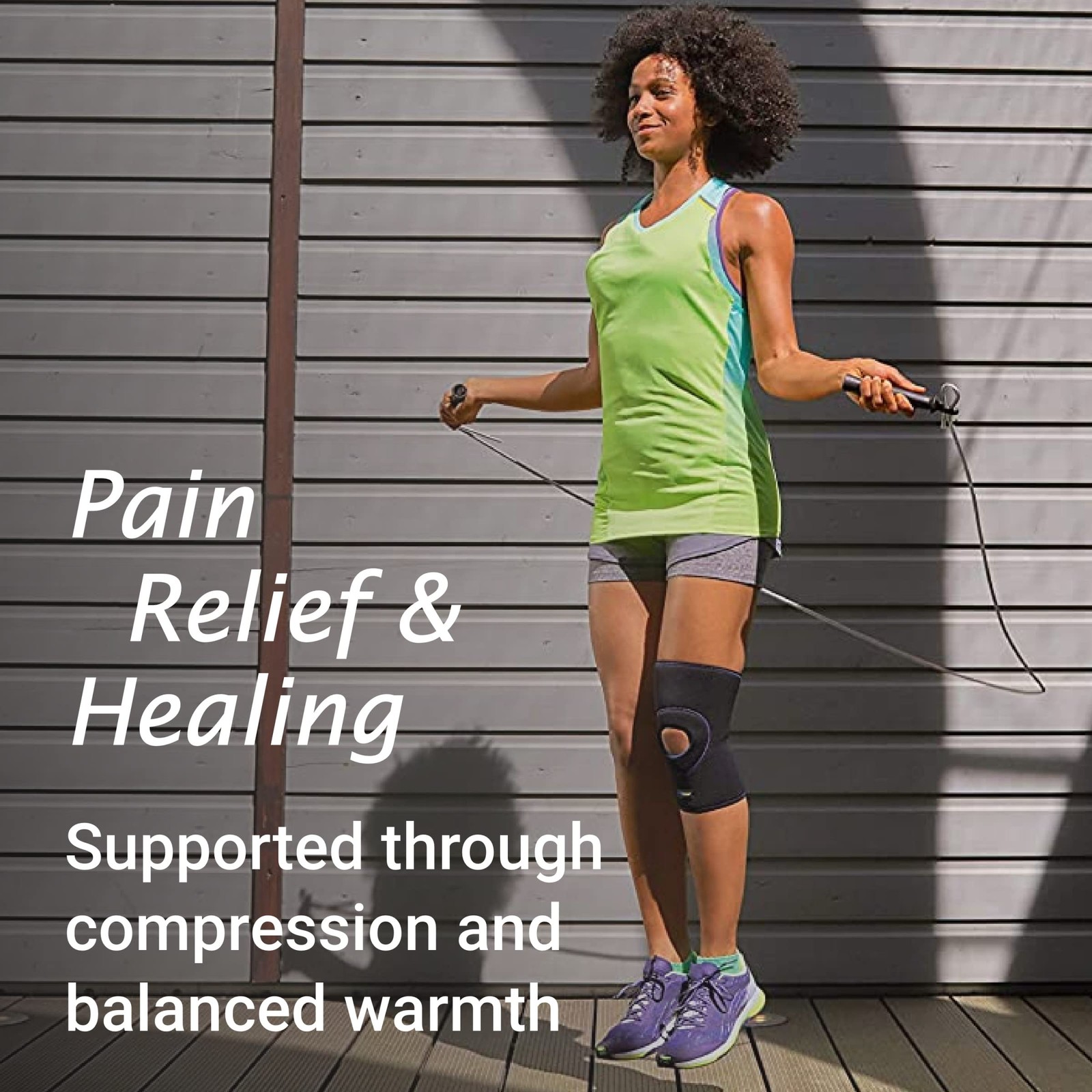 Actimove Sports Edition Knee Support Open Patella COOLMAX AIR Technology Sleeve