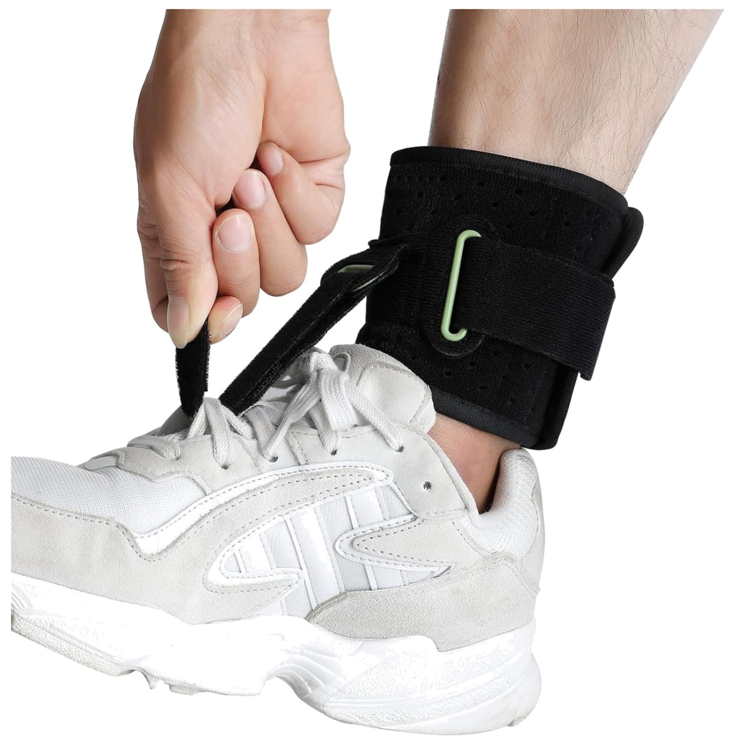 Adjustable Drop Foot Brace for Ankle Support – Breathable and Lightweight