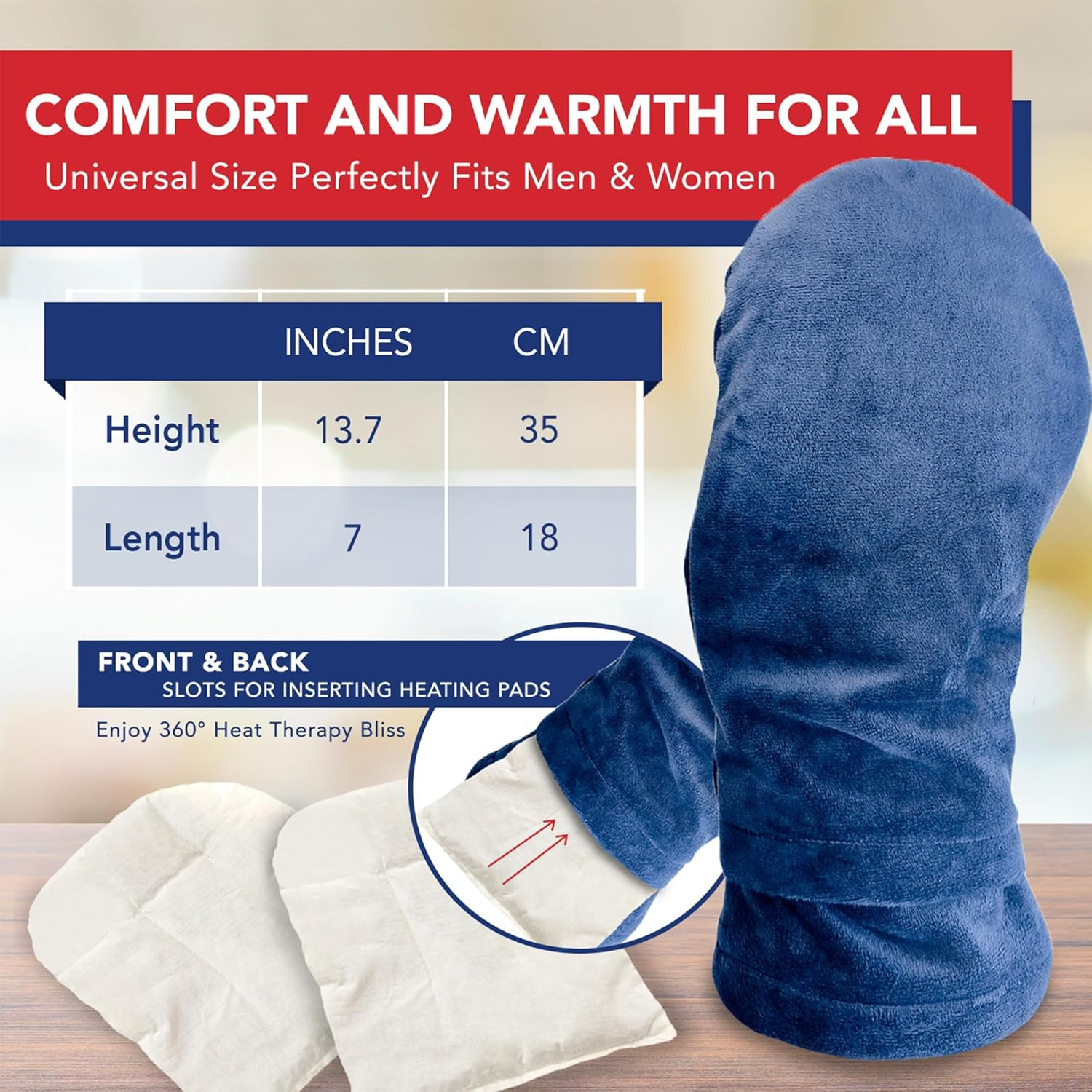 Dr. Arthritis Doctor Developed Hand Warmer Gloves – Microwavable Therapy Mittens