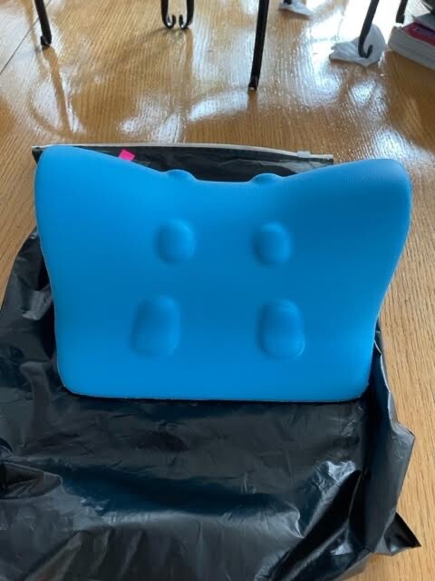 Neck Stretcher Pillow Cervical Neck Brace Traction Device Pain Relief Massage US