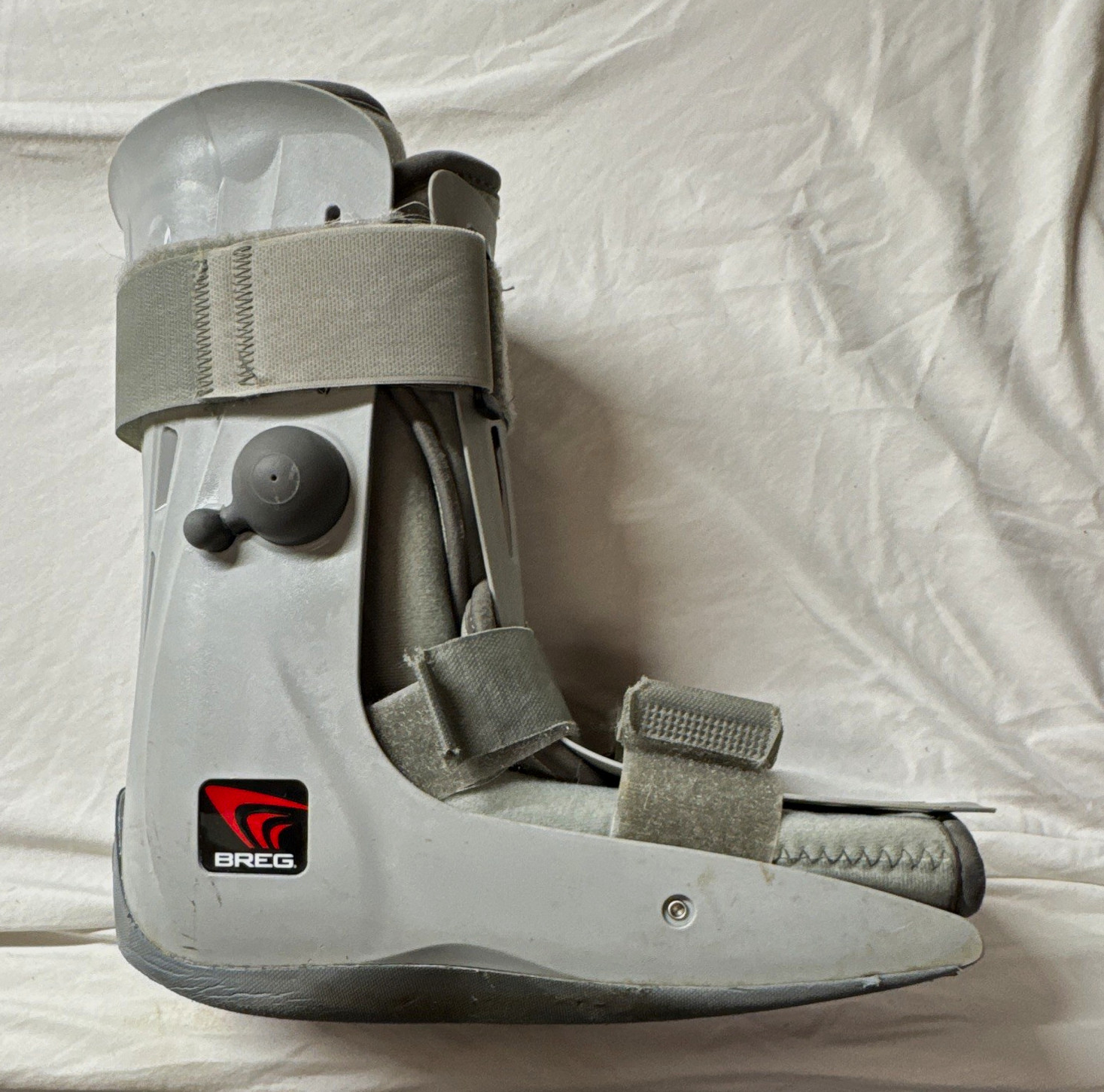 Breg Gray Orthopedic Walking Boot Brace for Ankle & Foot, Size L