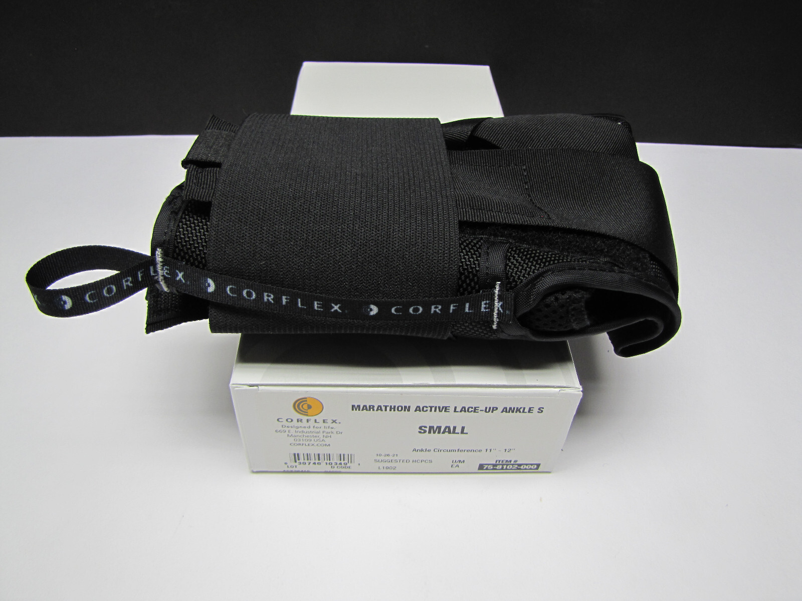 Corflex Marathon Active Lace-Up Ankle Stabilizer Wrap Support Brace Small L or R