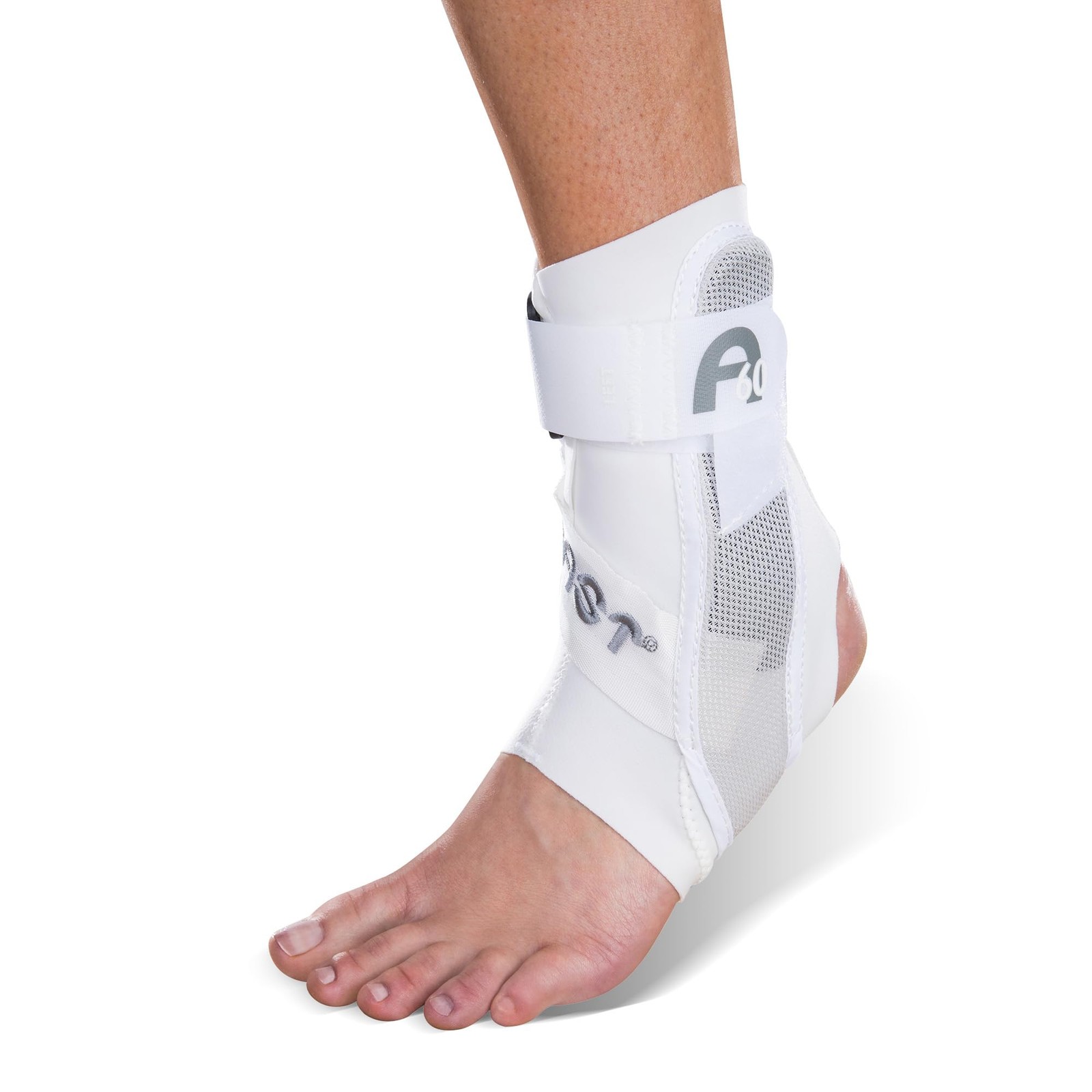 Aircast A60 Ankle Support Brace Left Foot White Medium