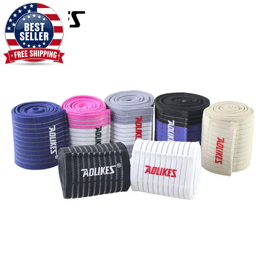 1PCS Cotton Elastic Bandage Hand Sport Wristband Gym Support Wrist Brace Wrap Ca