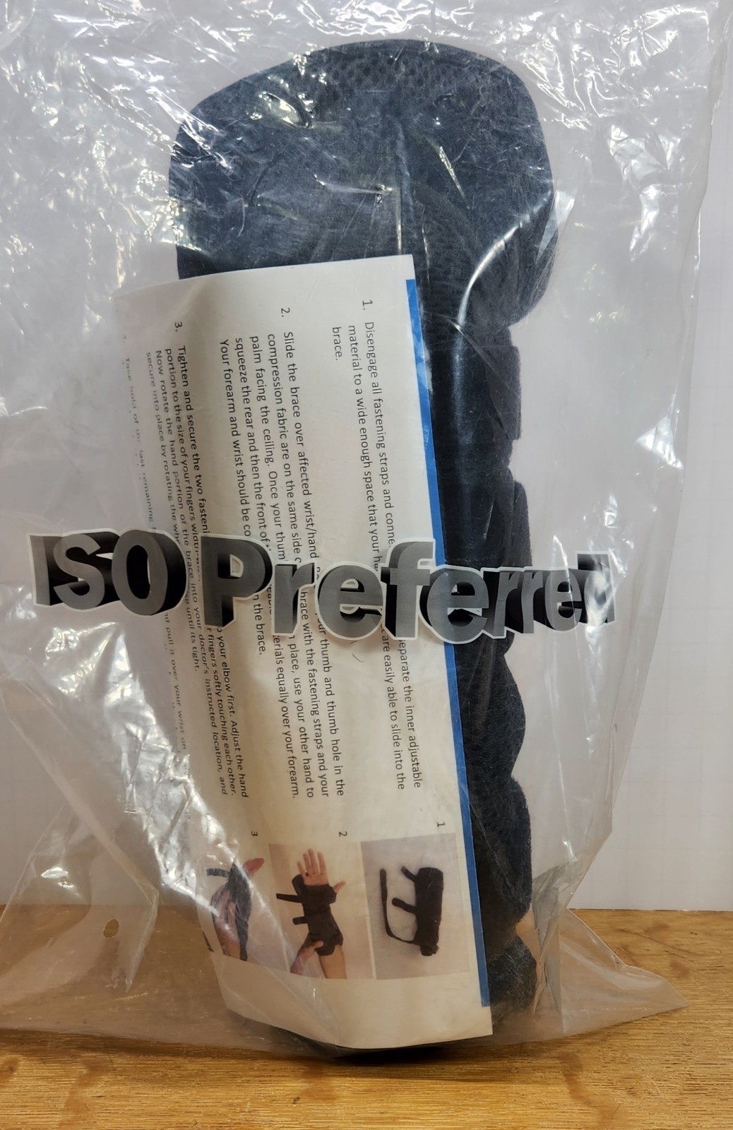 ISO Preferred –ISO-WR-301 Neutral Position Stabilizer Wrist Brace ~ NEW