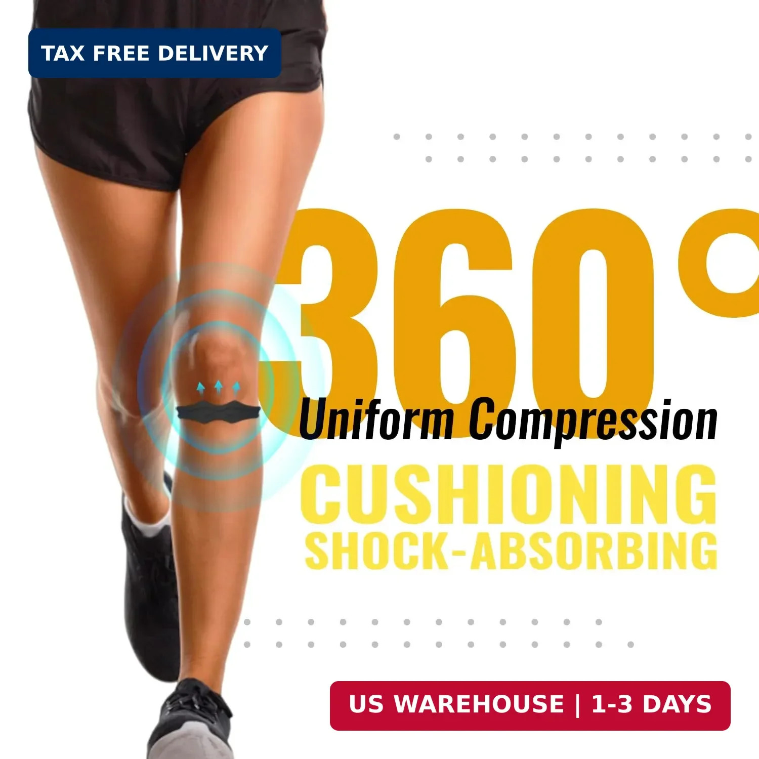 Fit Geno Knee Strap Patella Support: Knee Band for Patellar Tendon Pain Relief –