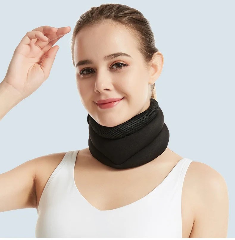Three layer sponge neck support, breathable, high elasticity, anti bowing, forwa