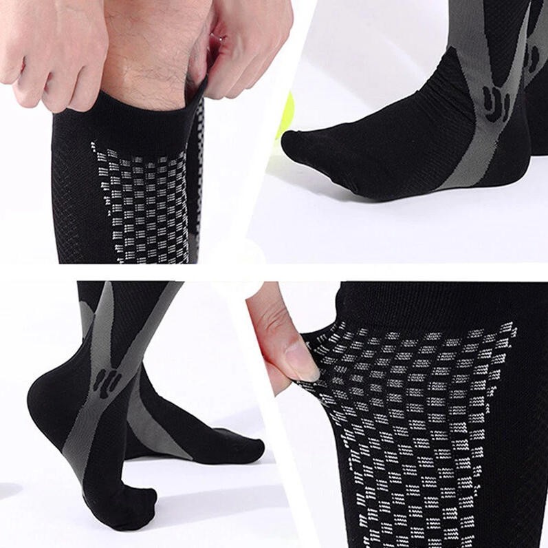 20-30 mmHg Compression Socks – Knee High Support for Running & Sports & Cycling