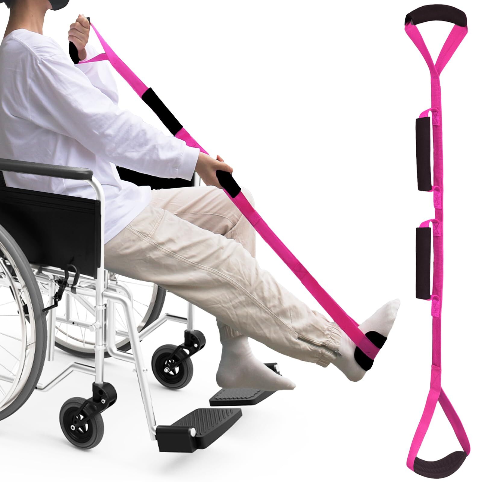 42 Inch Leg Lifter Strap for After Knee Surgery Car Couch Wheelchair Leg Lifter