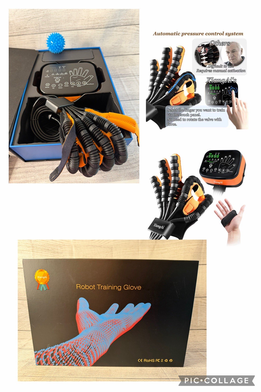 Robotic Gloves For Stroke Patient For Arthritis Stroke Hemiplegia Cerebral Palsy