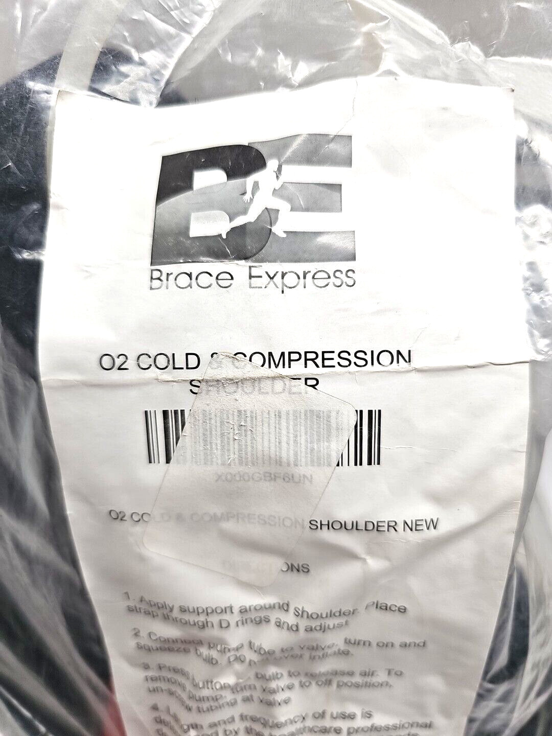 O2 Cold Therapy Shoulder Brace Air Compression Wrap Universal – No Ice Pack