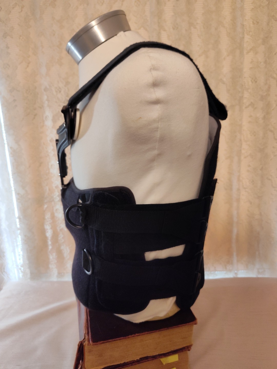 OrthoAmerica Soft Spinal System Back Brace (Med) W/CASS Lateral Control Panels