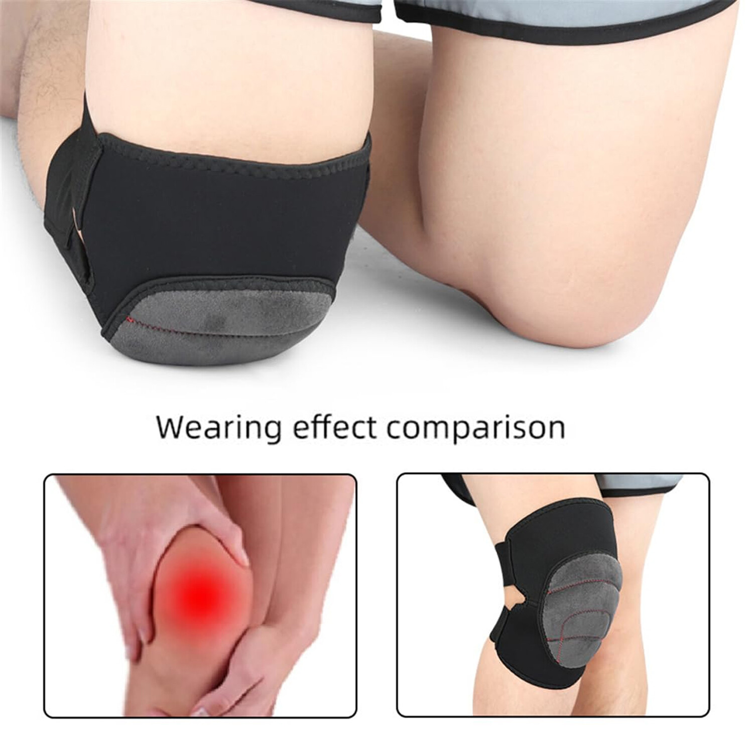 Knee Support Brace Arthritis Spring Compression Gym Pain Relief Patella 1-3 PCS