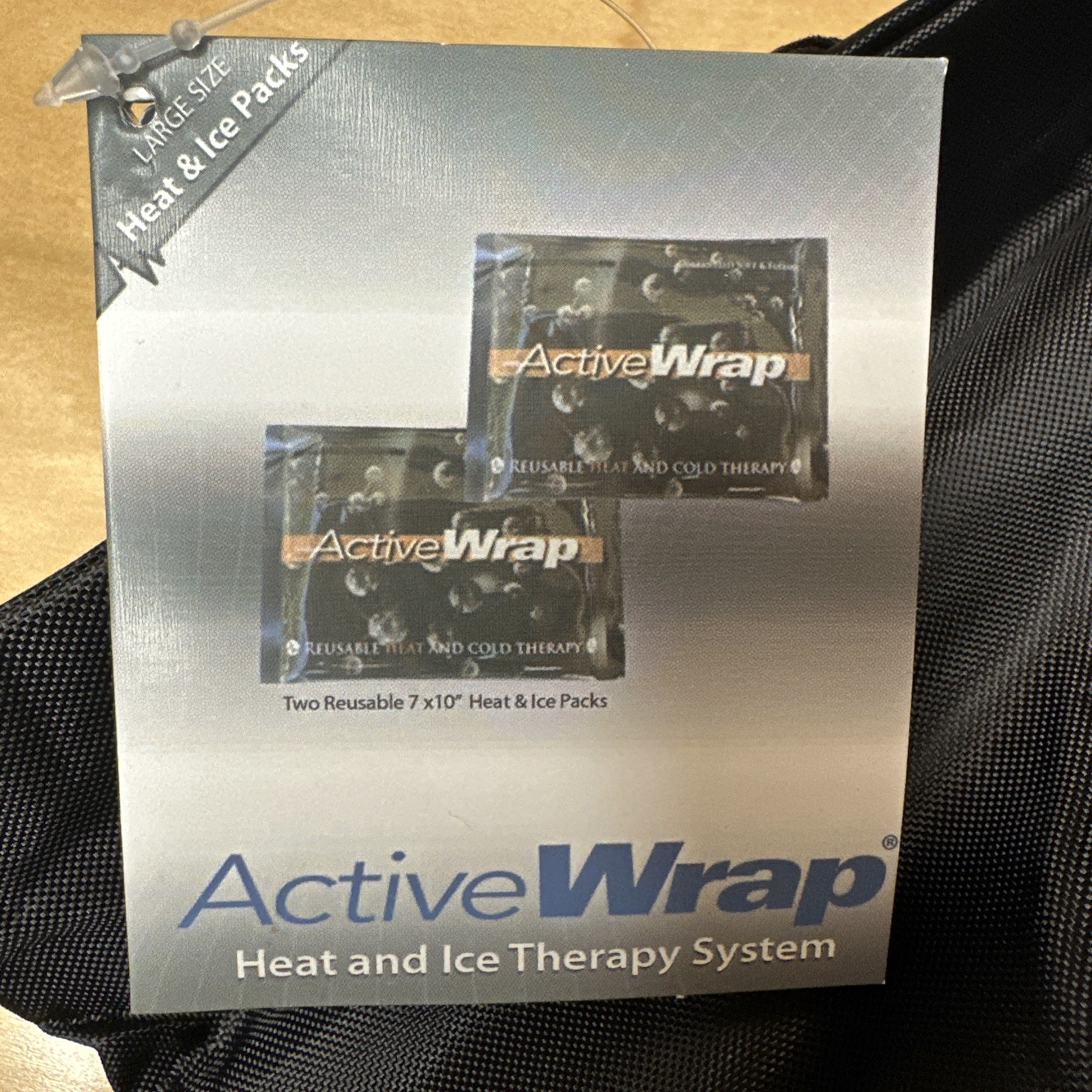 NWT Activewrap Heat & Ice Therapy System Heat & Ice Packs Large Size Cover Bag