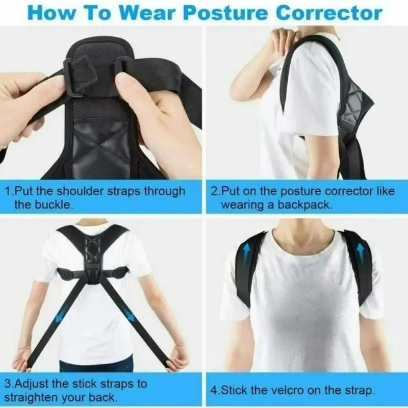 Back Posture Corrector Belt Hunchback Brace Unisex Breathable Body Shaping Suppo