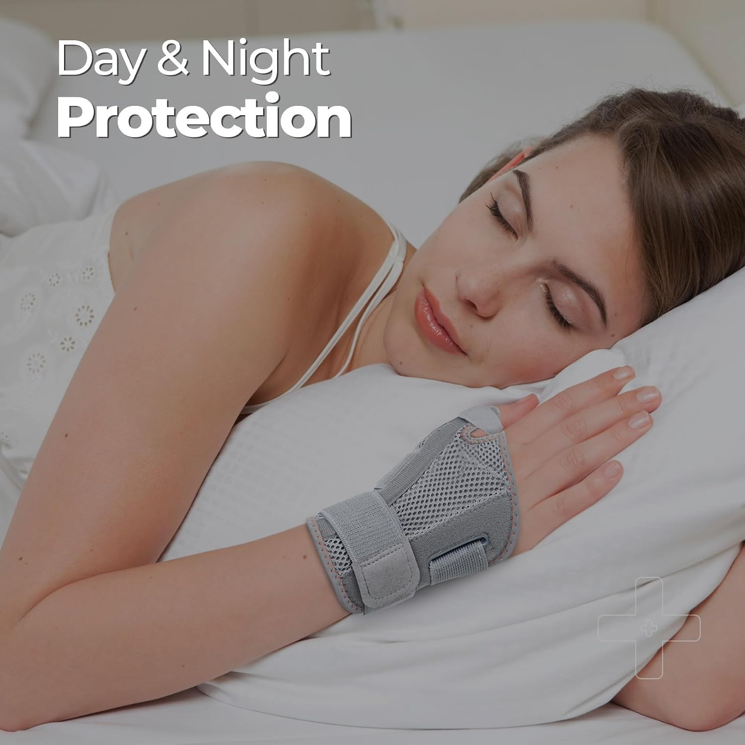 Thumb Splint, Reversible Thumb Spica Splint Right& Left Hand | One Size, Day & N