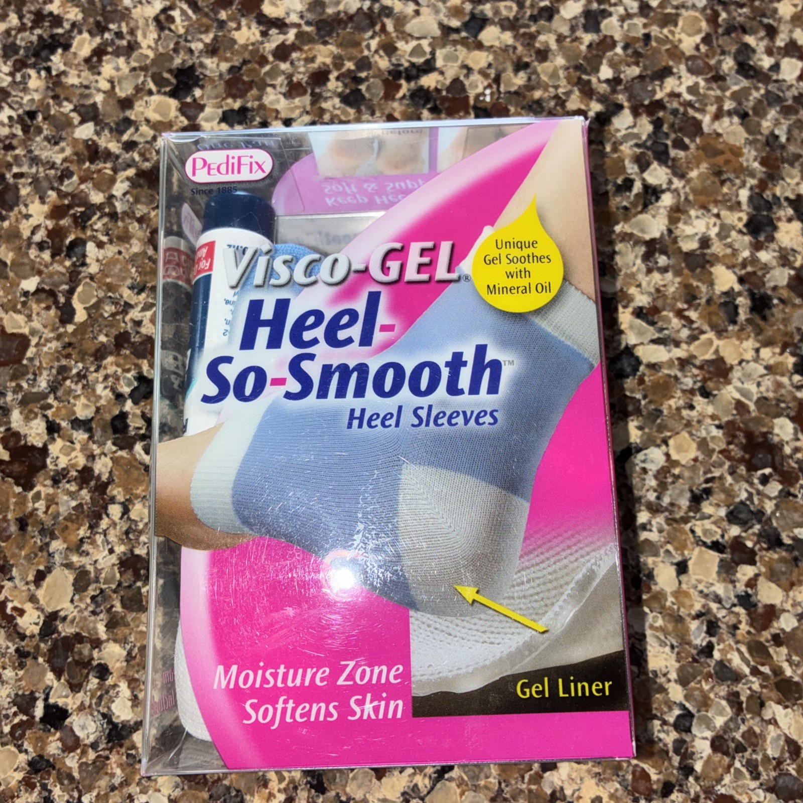 PediFix Visco Gel Heel So Smooth Heel Sleeves P800 New!