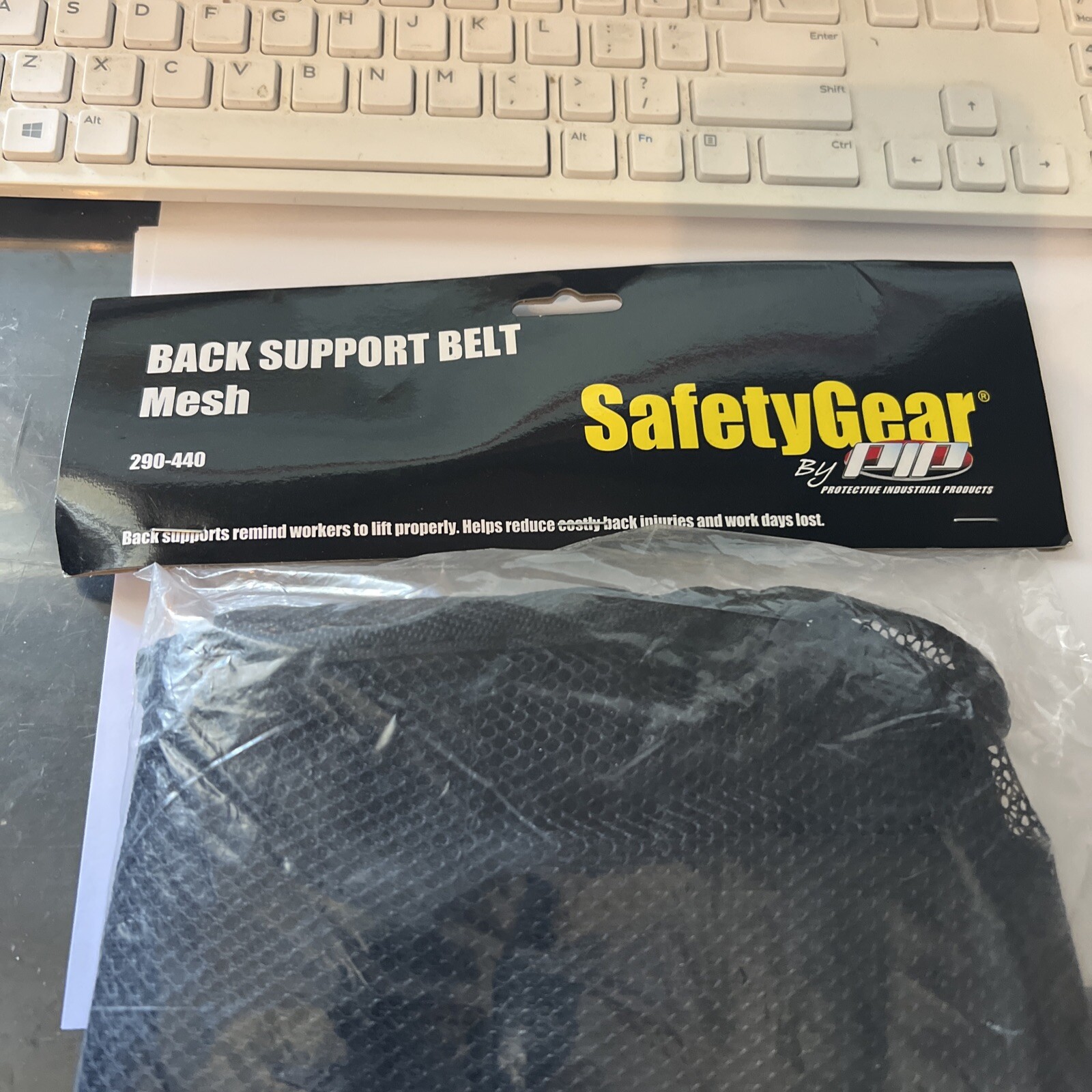 PIP Back Support Belt Mesh Size Extra Large 290-440XL