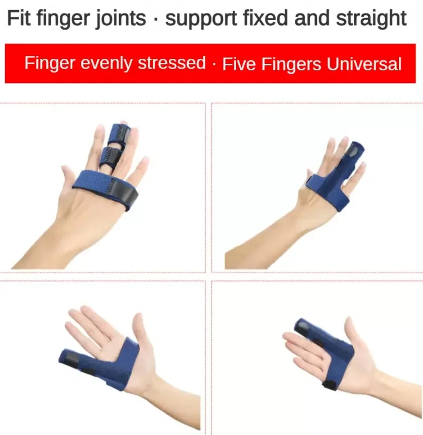 MALLET CORRECTOR RELIEF TRIGGER FINGER SPLINT BRACE STRAIGHTENING CURVED LOCKED