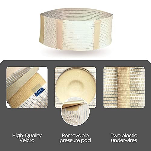 Umbilical Hernia Belt for Men and Women – Abdominal Support X-Large (Pack of 1)