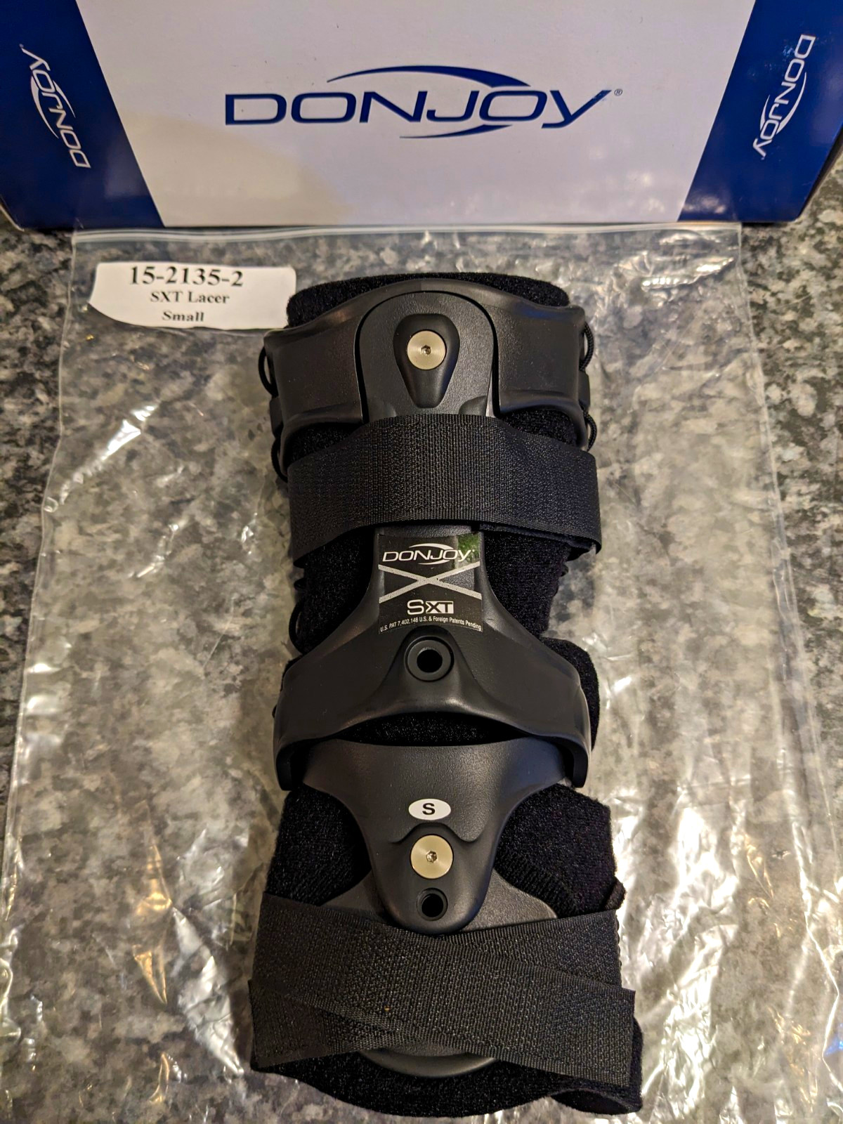 DonJoy SXT Lacer Wrist Brace Support, Small, Black, ALL SPORTS, New In Box