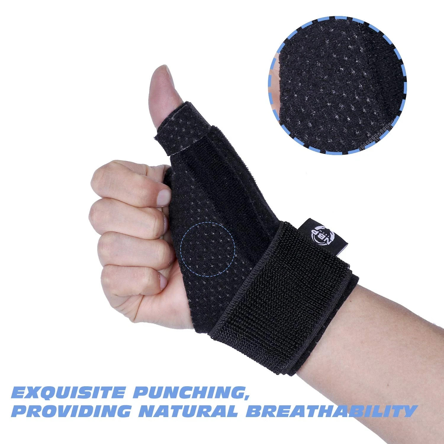 Reversible Thumb&Wrist Stabilizer Splint, Pain Relief Breathable L/XL