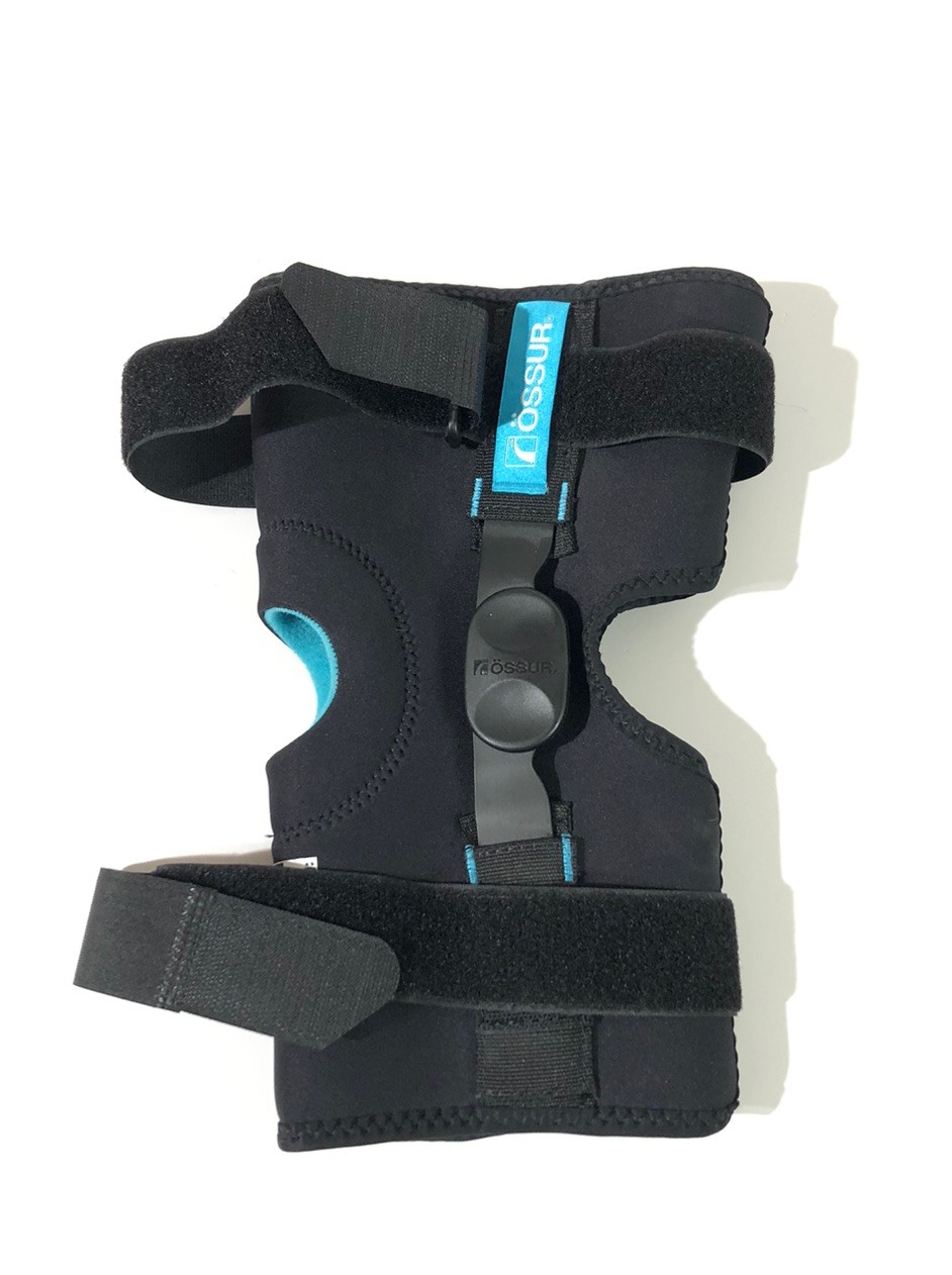 Ossur Formfit Knee ROM 12” Wrap Hinged Sleeve Brace 507257 Small Breathable OPEN