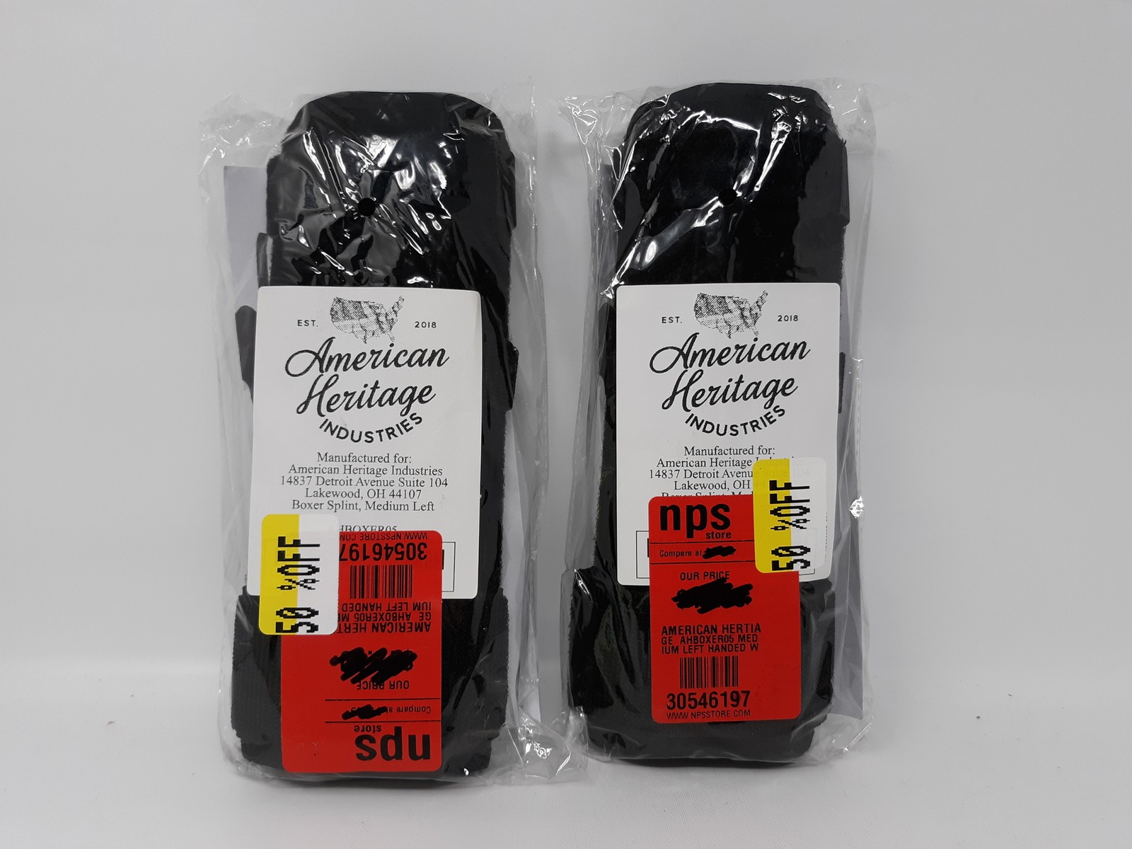 American Hertiage Boxer Splint Medium Left Handed – Lot of 2