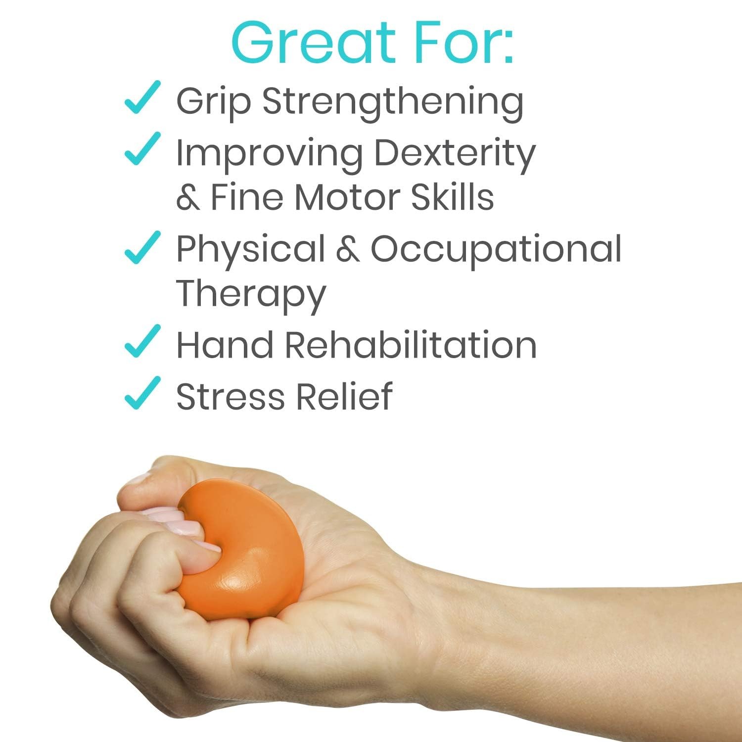 Vive Therapy Putty (6 Pack) – for 6 Count (Pack of 1), All Resistances