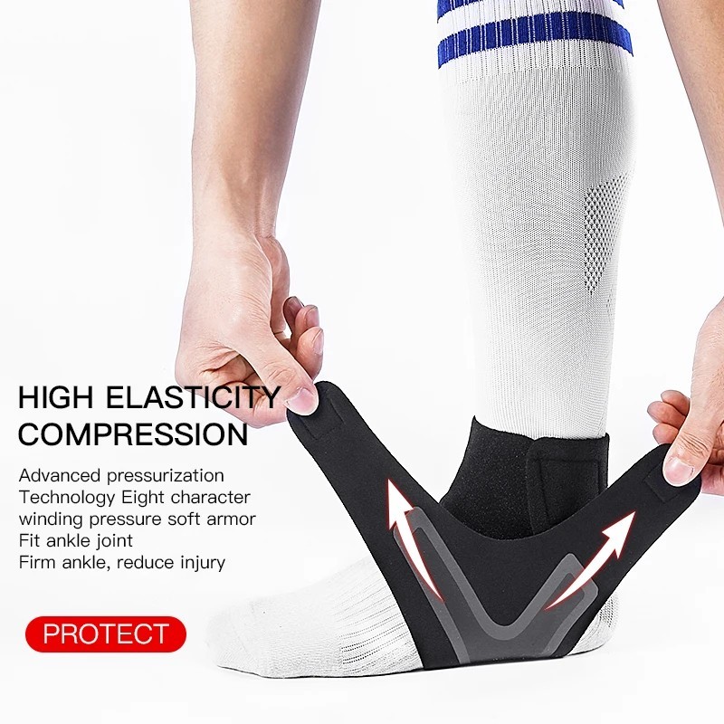Ankle Brace Support Compression Sleeve Plantar Fasciitis Pain Relief Foot Wrap